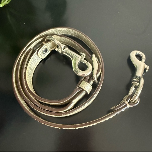 COACH Patchwork Denim Blue Convertible Shoulder Bag Purse Handbag Y2K Suede - Picture 5 of 13